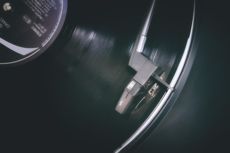 Vinyl Record Clock Image